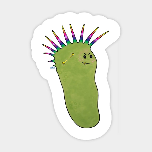 PUNK ROCK PICKLE Sticker by kimO